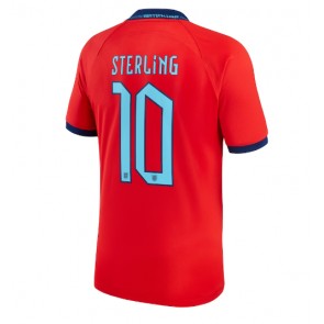 England Raheem Sterling #10 Udebanetrøje VM 2022 Kort ærmer